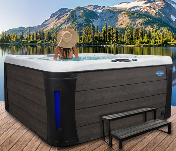 Calspas hot tub being used in a family setting - hot tubs spas for sale Stamford